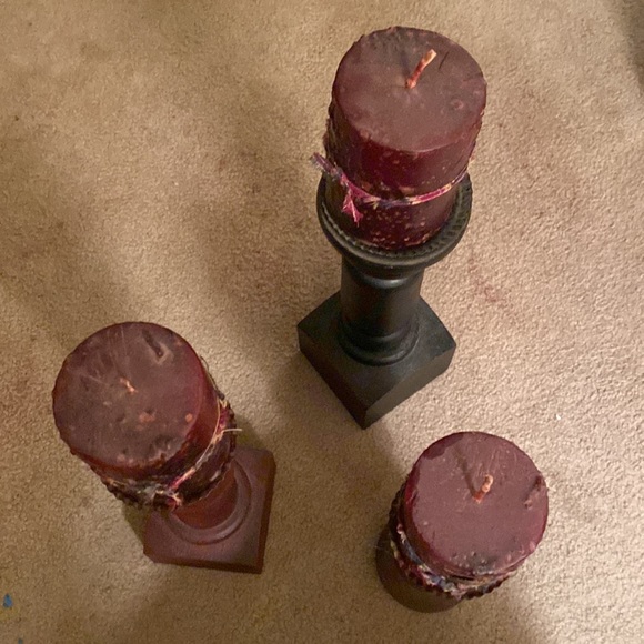 Country House Candle Pedestal’s - Picture 1 of 6